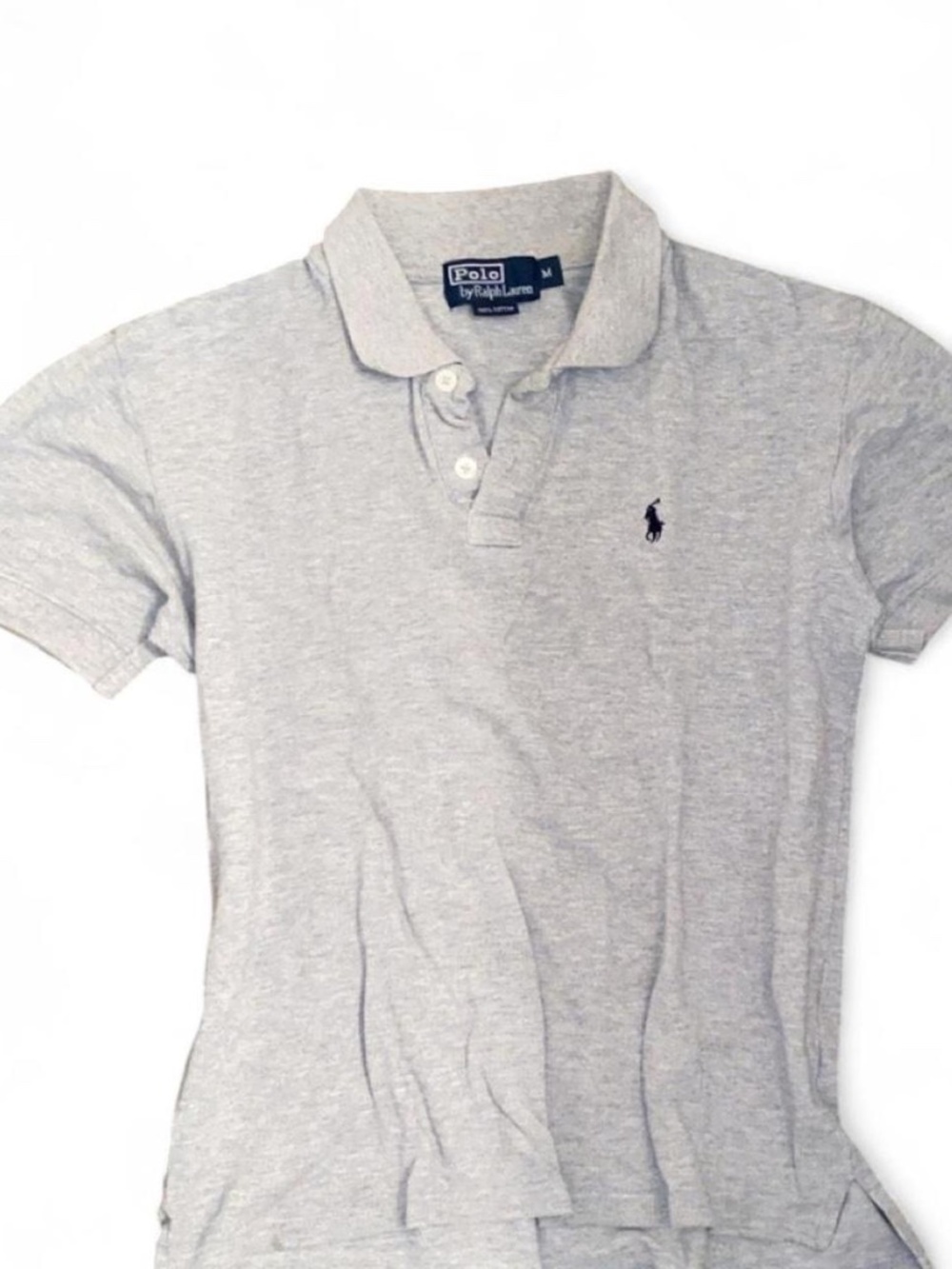 Polo Ralph Lauren Grey Polo Medium Shirt